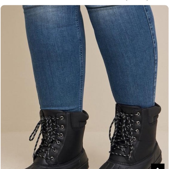 Torrid Black sweater duck boot New in box ⚡️ FLASH SALE - Picture 6 of 10